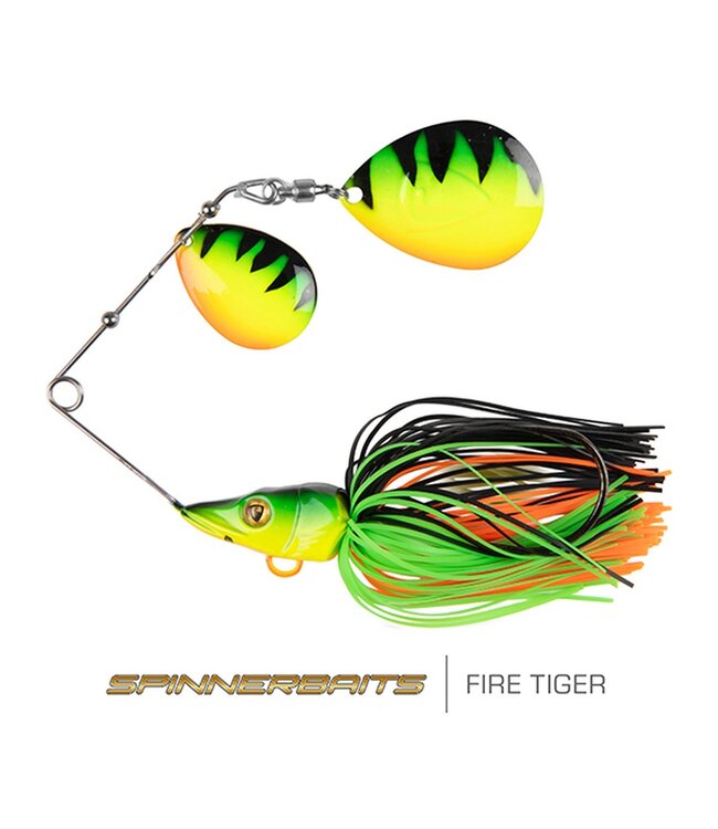 Fox Rage Giant Spinnerbait 40g – Spinnerbait Double Palette Willow pour Brochet