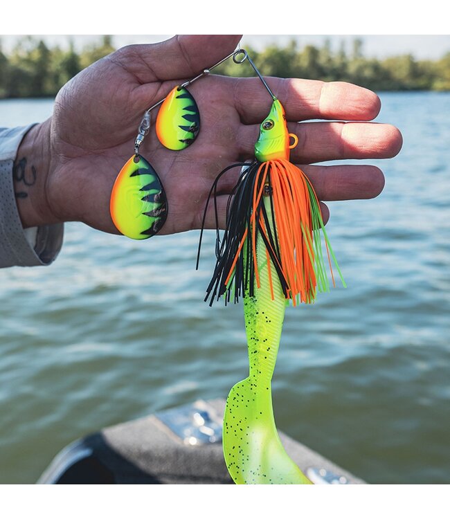 Fox Rage Giant Spinnerbait 40g – Dubbele Willow Blades voor Snoek