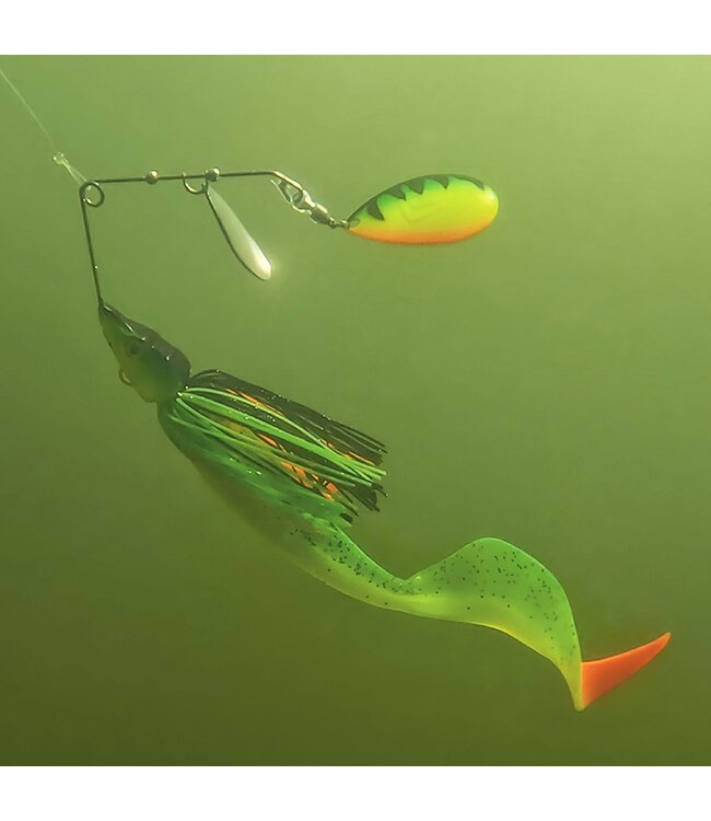 Fox Rage Giant Spinnerbait 40g – Spinnerbait Double Palette Willow pour Brochet