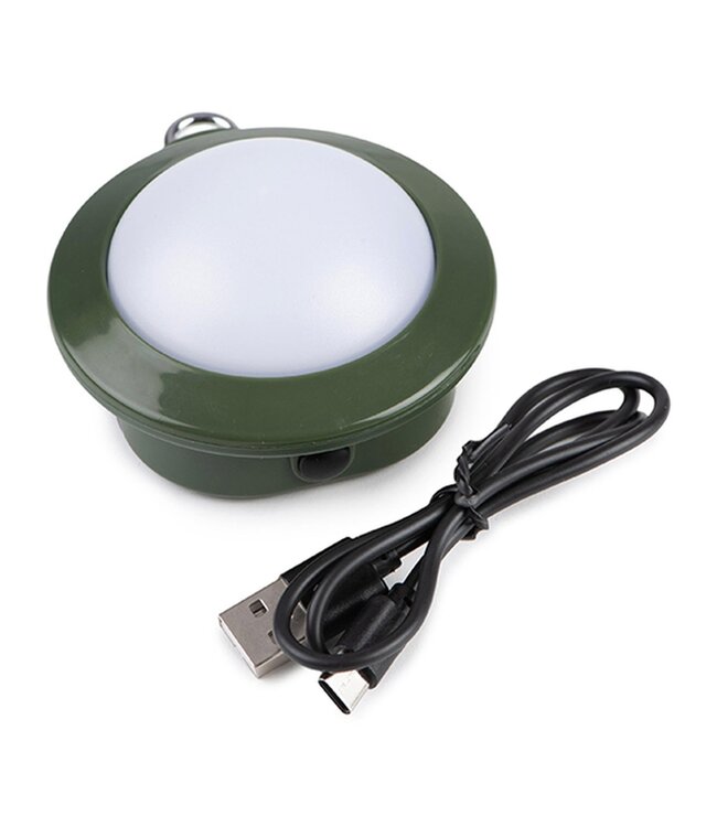 Fox Halo 200C Bivvy Light – Oplaadbare Tentlamp met Wit en Rood Licht