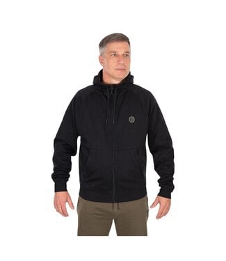 Fox Collection Zipped Hoody - Black