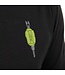 Fox Green Indicator T-Shirt – T-Shirt Noir avec Motif Poisson Vert