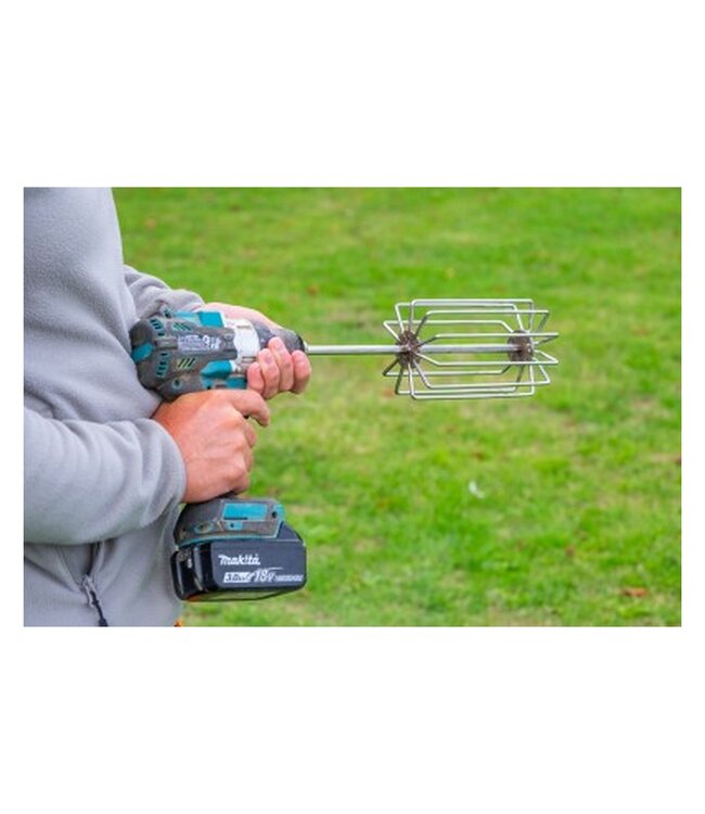 Guru Ground Bait Whisk – Edelstahl-Futterquirl für Bohrmaschine
