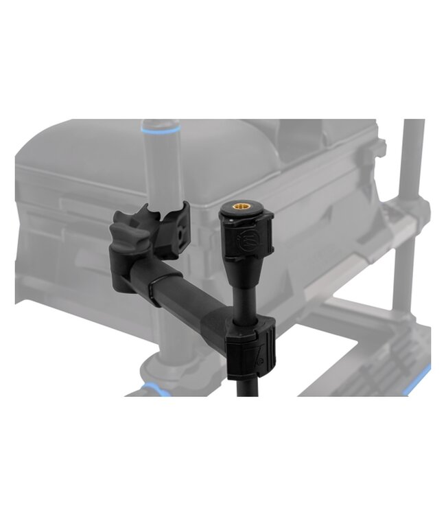 Preston Offbox Rotating Butt Rest Arm – Support de Canne Rotatif pour Station