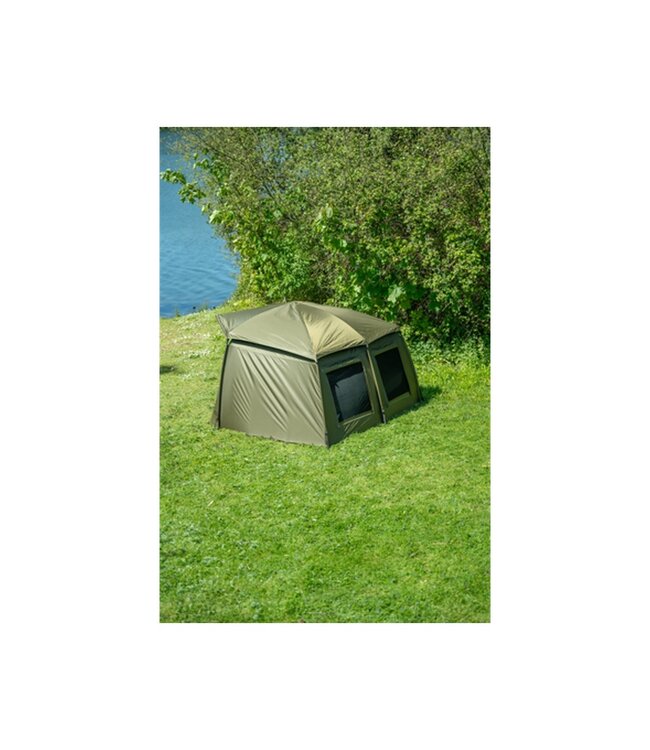 Avid Carp EXO+ RV – 1.5-Persoons Karper Bivvy met Storm Cap