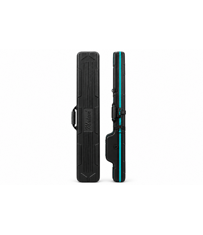 Malevé Hardcase Ready Rod Rutenfutteral 190 x 24 x 14cm – Für 3 Montierte Ruten mit Rolle & Mehrere Lose Ruten