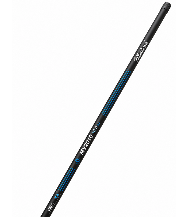 Malevé MV2010 Power Pole 10m – Canne Power Carpe avec 4 Kits Pulla