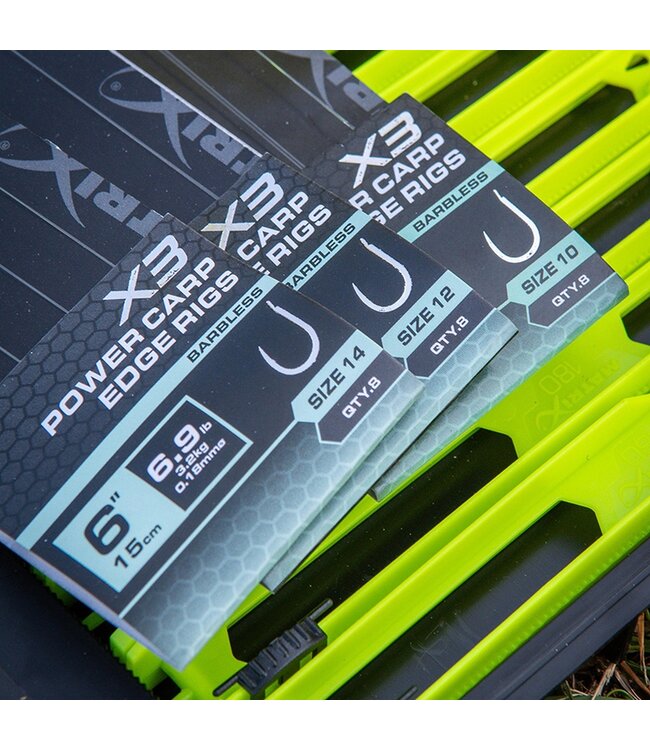 Matrix X3 Power Carp Edge 15cm Sans Ardillon – Bas de Ligne Carpe Renforcés 8pcs