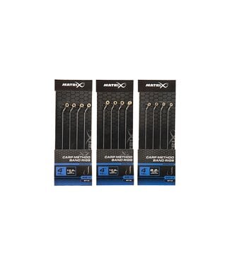 Matrix X7 Carp Method 10cm Band Rig Barbless (8 pcs)