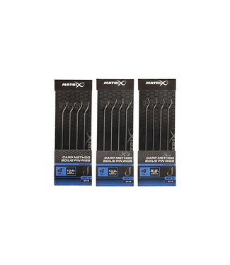 Matrix X7 Carp Method 10cm Boilie Pin Rig Barbless (8 pcs)