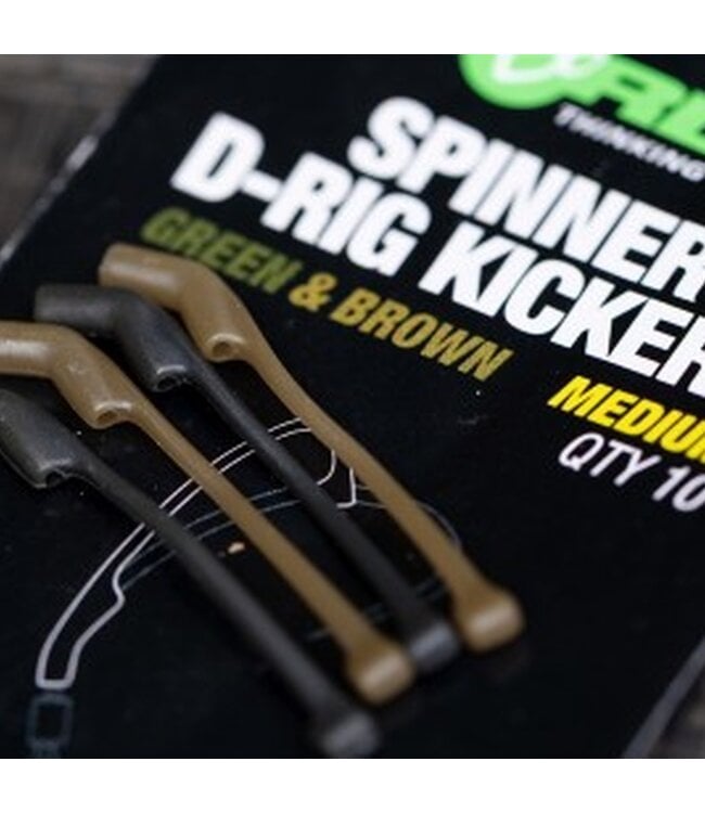 Korda Spinner D Rig Kickers Green-Brown – Voor Perfecte Spinner D-Rigs
