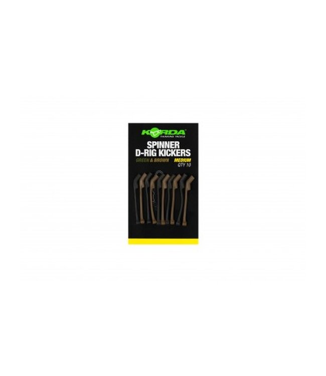 Korda Spinner D Rig Kickers Green-Brown – Voor Perfecte Spinner D-Rigs