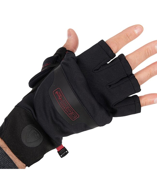 Fox Rage Fingerless Mitten Gloves – Warme Wanten met Omklapbare Vinger- en Duimcover