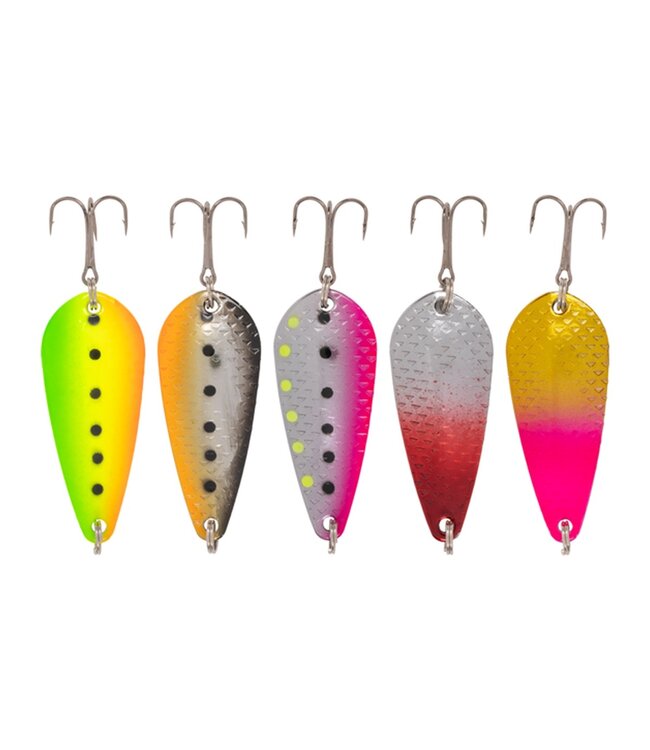 Zebco Demonic Predator Spoon Set 20g – 5 Lepels voor Grote Roofvis