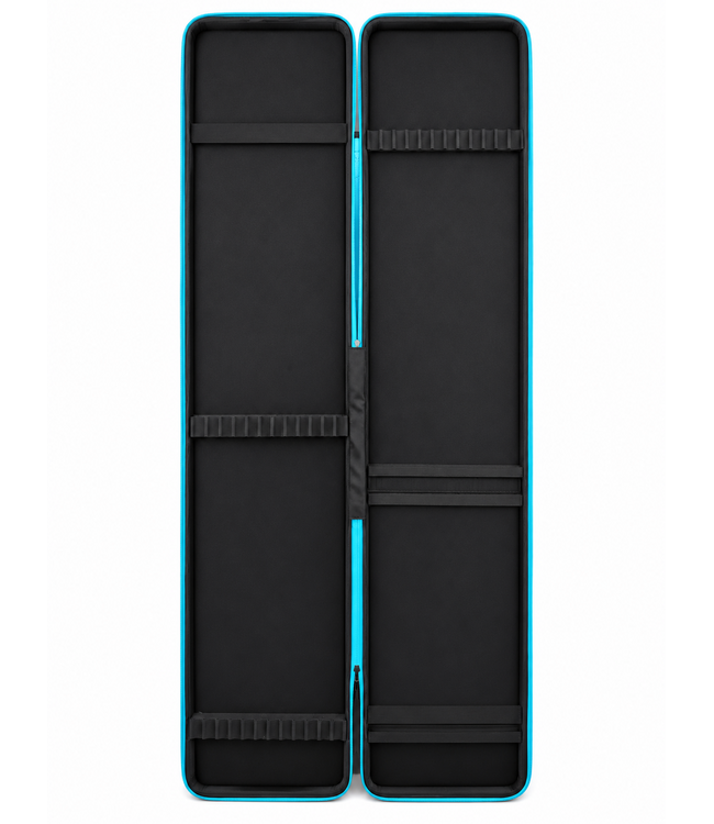 Malevé Hardcase Ready Rod Rutenfutteral 190 x 40 x 14cm – Hardcase für Montierte Ruten mit Verstellbaren EVA-Haltern