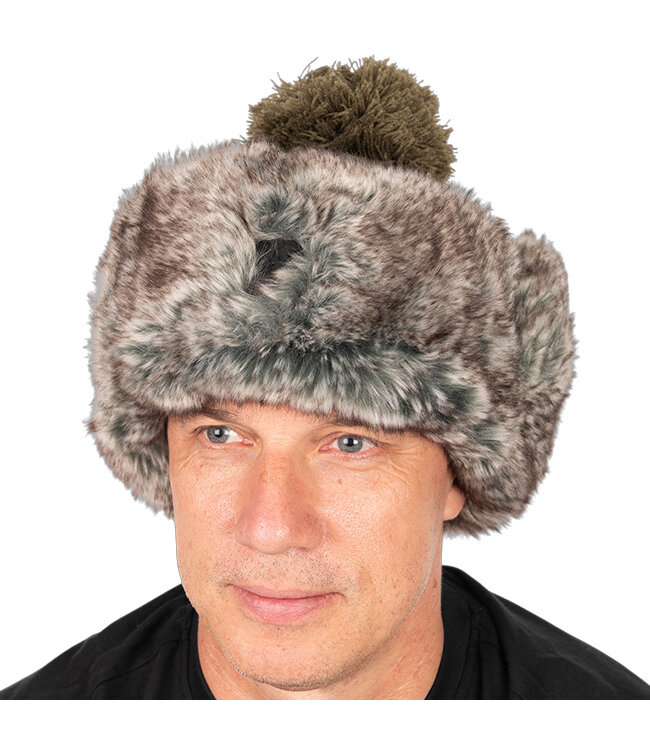 Fox Trapper Hat Green – Chapka chaude à cache-oreilles