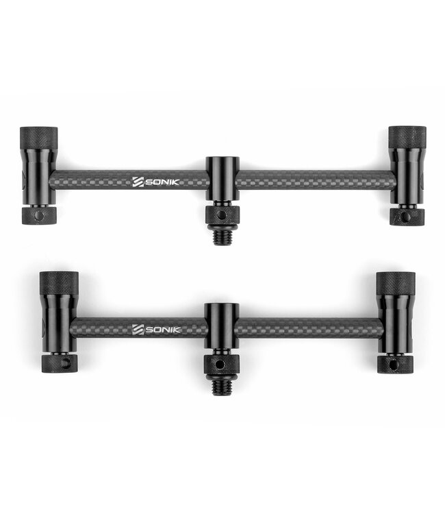 Sonik Procarbon Slidelock Buzz Bar – Verstelbare 3K Carbon Buzzerbars voor 2 of 3 Hengels – Per Paar