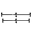 Sonik Procarbon Slidelock Buzz Bar – Verstelbare 3K Carbon Buzzerbars voor 2 of 3 Hengels – Per Paar