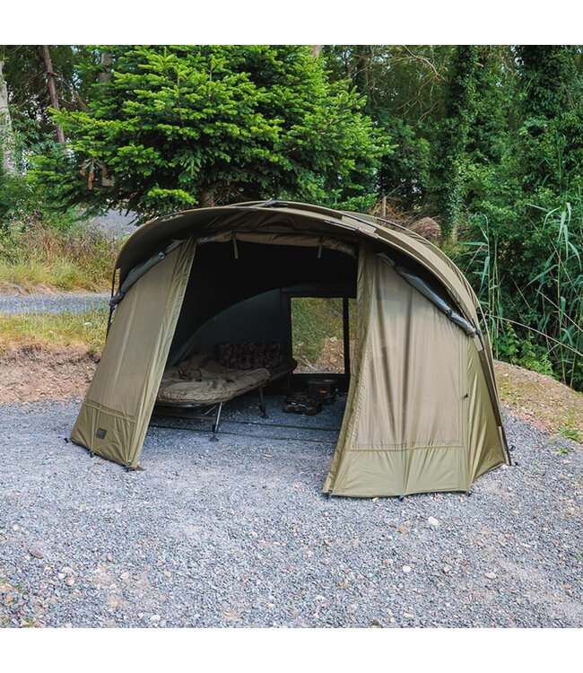 Fox EOS II 2 Person XL Bivvy – geräumiges Karpfenzelt für zwei XL-Liegen