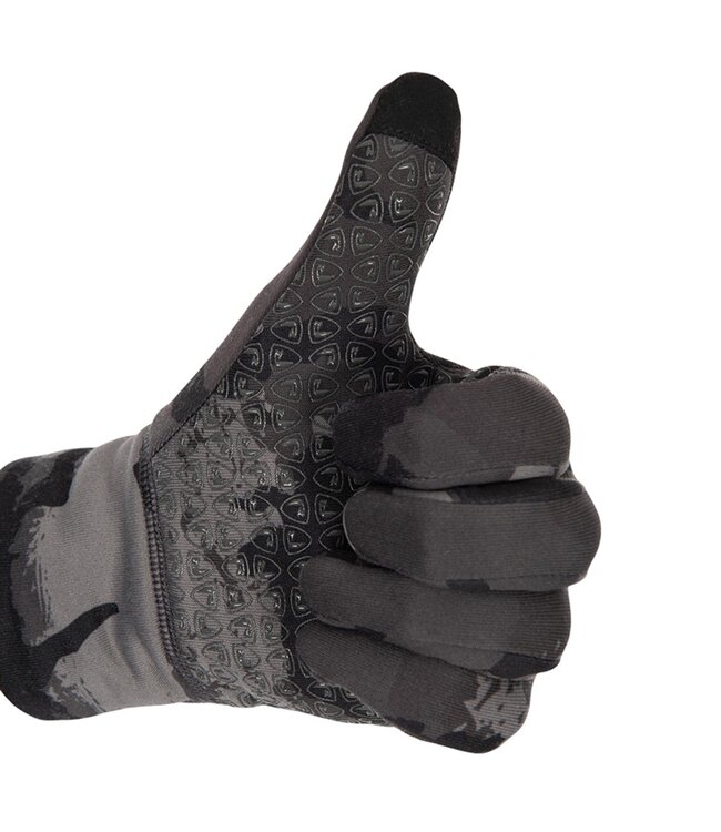 Fox Rage Camo Gloves – Warme Angelhandschuhe mit Touchscreen-Funktion und Zusätzlichem Grip