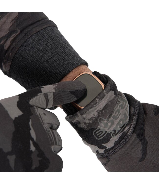 Fox Rage Camo Gloves – Gants de Pêche Chauds avec Fonction Tactile et Renforts Antidérapants