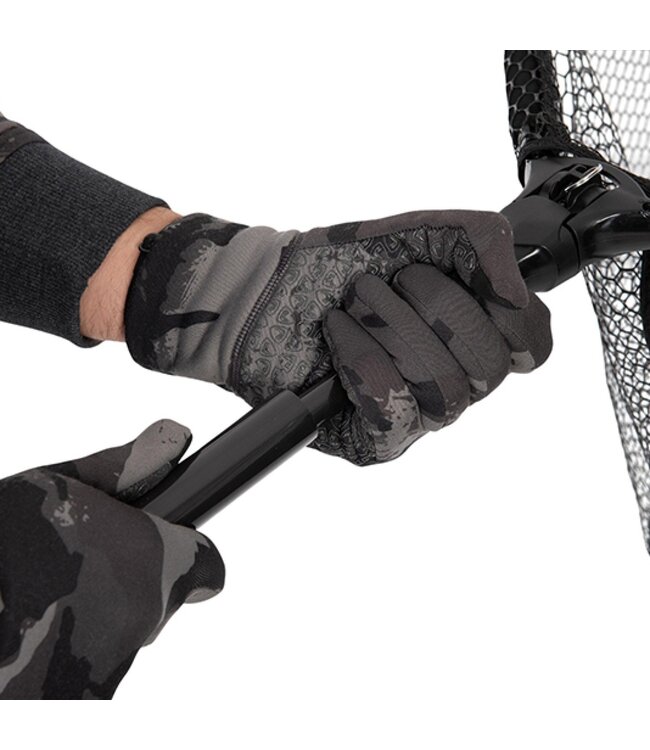 Fox Rage Camo Gloves – Warme Vishandschoenen met Touchscreenfunctie en Extra Grip