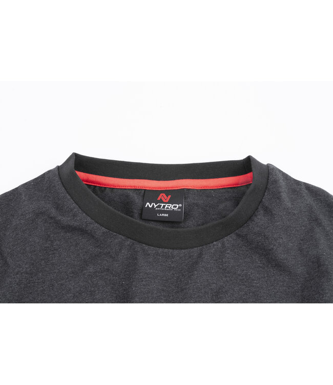Nytro Dark Marl Grey Tee Shirt – T-Shirt für Angeln und Freizeit