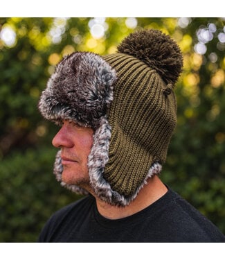 Fox Trapper Hat – Green