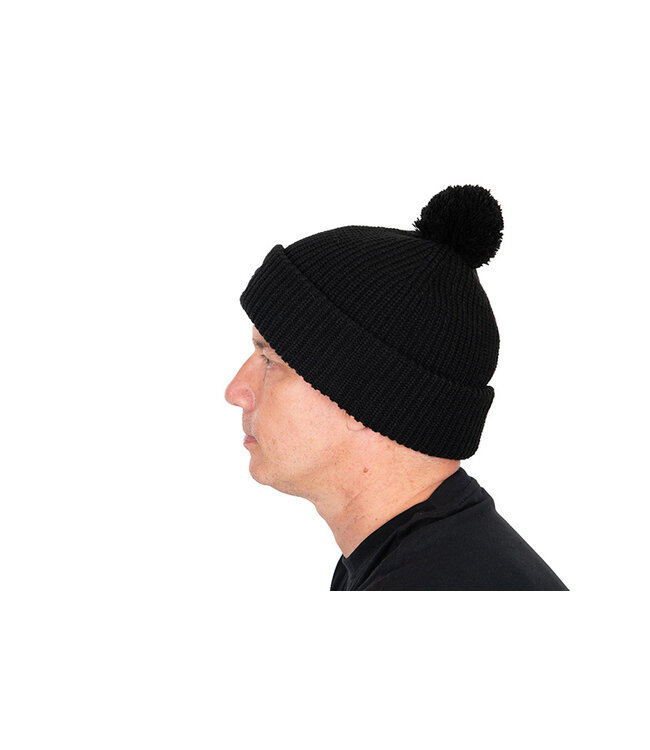 Fox HD Bobble – Black Bonnet d’Hiver en Maille Épaisse