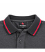 Nytro Dark Marl Grey Polo Shirt – Poloshirt für Angeln und Freizeit