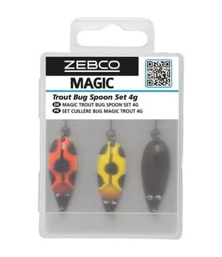 Zebco Magic Trout Bug Spoon Set 4g – 3 stuks