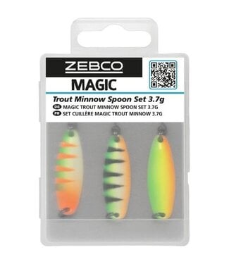 Zebco Magic Trout Minnow Spoon Set 3,7g – 3 stuks