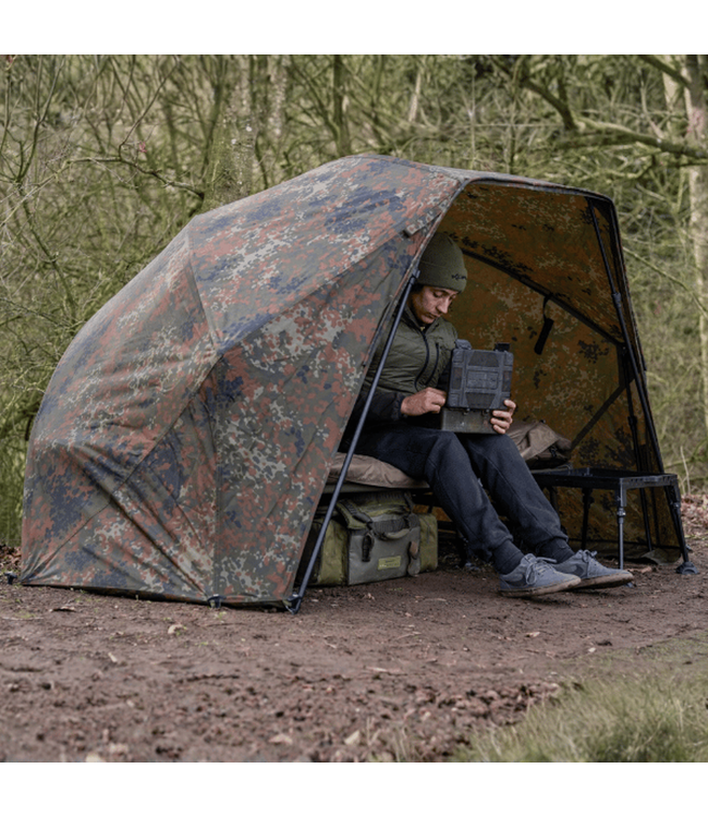 Korum Supa Lite Overnight Brolly Shelter 60 Inch – licht nachtvisshelter