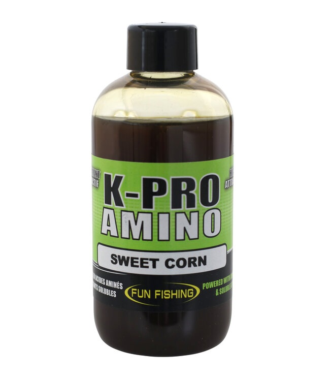 Fun Fishing Liquid K-Pro Amino – Dickflüssiger Amino Booster für Pellets, Teig und Groundbait in 4 Sorten