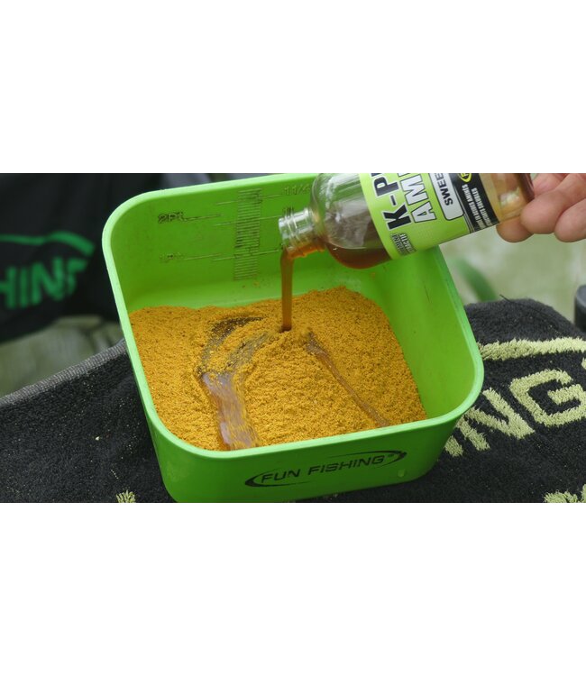 Fun Fishing Liquid K-Pro Amino – Dickflüssiger Amino Booster für Pellets, Teig und Groundbait in 4 Sorten