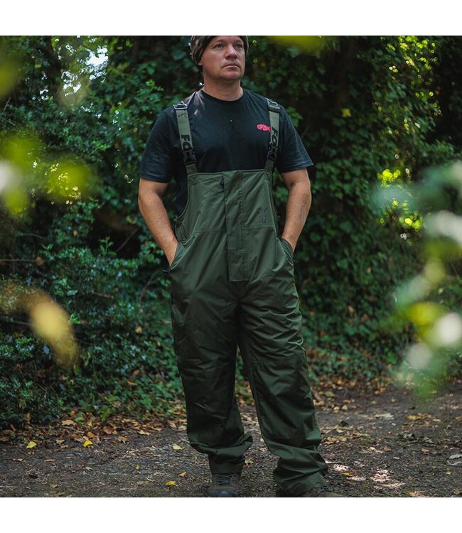 Fox Collection V2 Winter Suit Green – Gevoerd Waterdicht Winterpak met Jas en Salopette