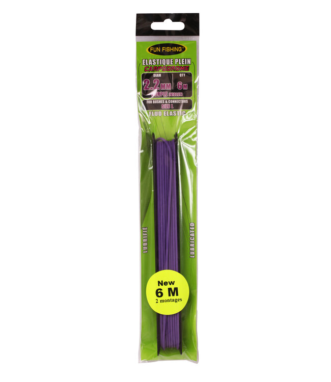 Fun Fishing Élastique Plein – Latex Haute Résistance avec Revêtement Silicone de 1.0mm à 4.0mm