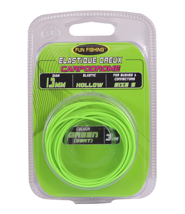 Fun Fishing Élastique Creux 3m – Élastique Double Paroi de 1.0mm à 4.0mm