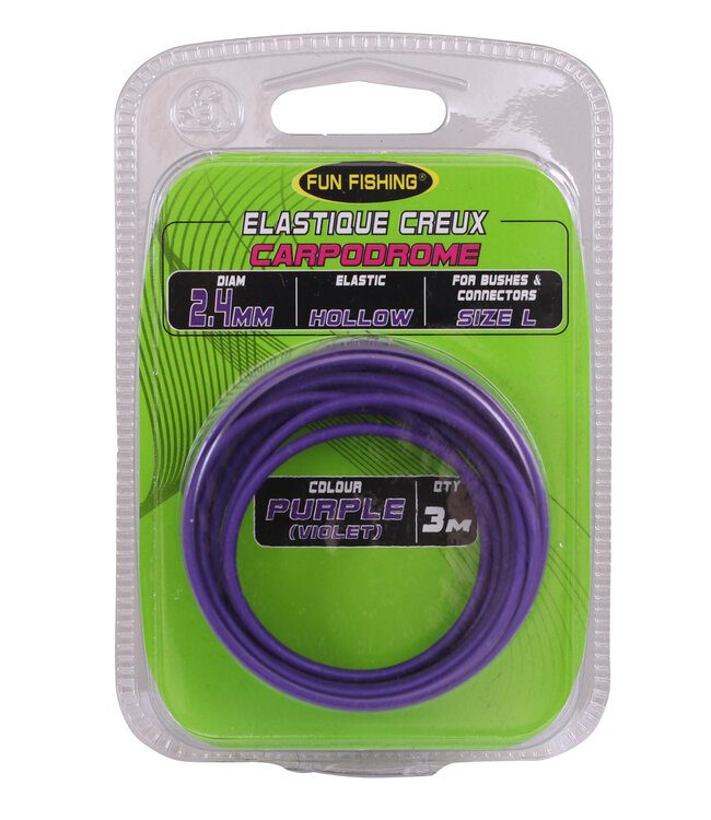 Fun Fishing Élastique Creux 3m – Élastique Double Paroi de 1.0mm à 4.0mm