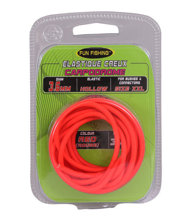 Fun Fishing Élastique Creux 3m – Élastique Double Paroi de 1.0mm à 4.0mm