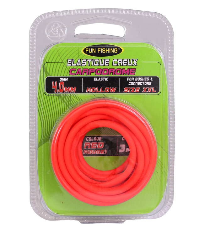 Fun Fishing Élastique Creux 3m – Élastique Double Paroi de 1.0mm à 4.0mm