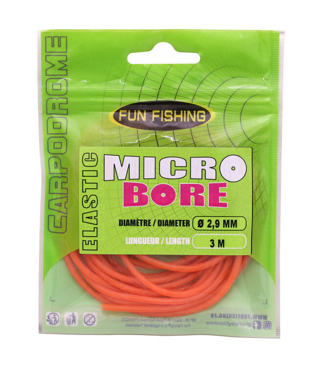 Fun Fishing Micro Bore Elastic 3m – Progressives Hi-Tech Pole Elastic für Wettkampfangler von 2.10mm bis 3.30mm