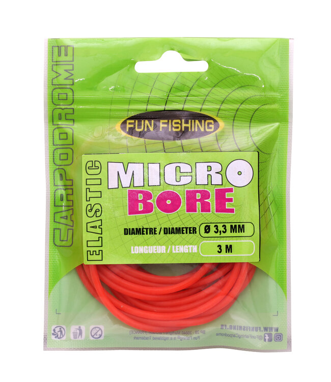 Fun Fishing Micro Bore Elastic 3m – Progressives Hi-Tech Pole Elastic für Wettkampfangler von 2.10mm bis 3.30mm