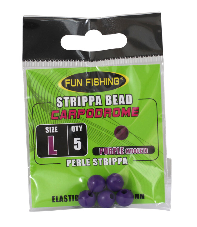 Fun Fishing Perles Strippa 5 Pièces – Butées d’Élastique pour Strippa et Pulla Bung en 5 Tailles