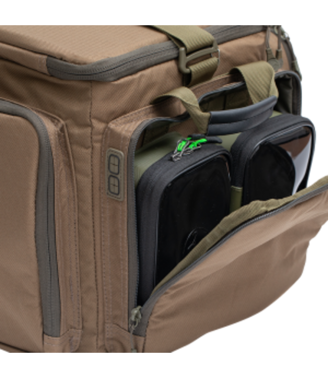 Korda Compac Carryall Cube – 30L Karpertas met Stevig Deksel en 4 Buitenvakken