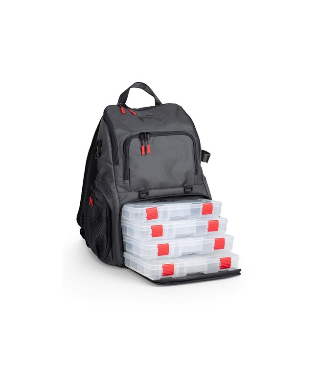 Fox Rage Rucksack – Ruime Roofvisrugzak met 4 Tackleboxen en 2 Hengelhouders