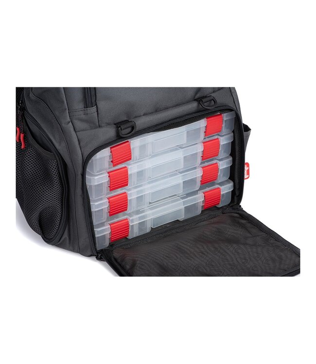 Fox Rage Rucksack – Ruime Roofvisrugzak met 4 Tackleboxen en 2 Hengelhouders