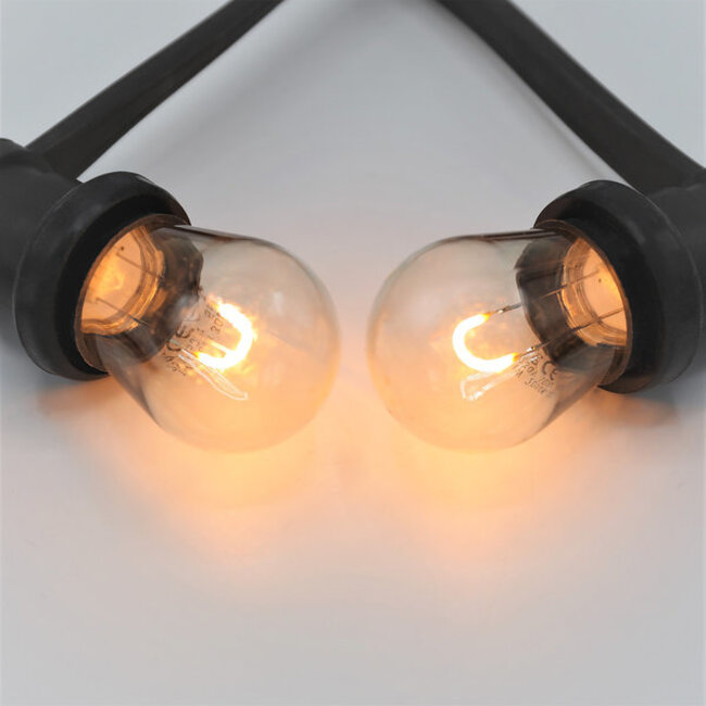 Lichterkette Glühbirne, U-förmig - 0,6 Watt