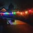 Lichterkette Glühbirne farbig, Filament LED, dimmbar, blau - 3,5 Watt