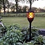 Solar-Tischlampe 2W mit Flammeneffekt
